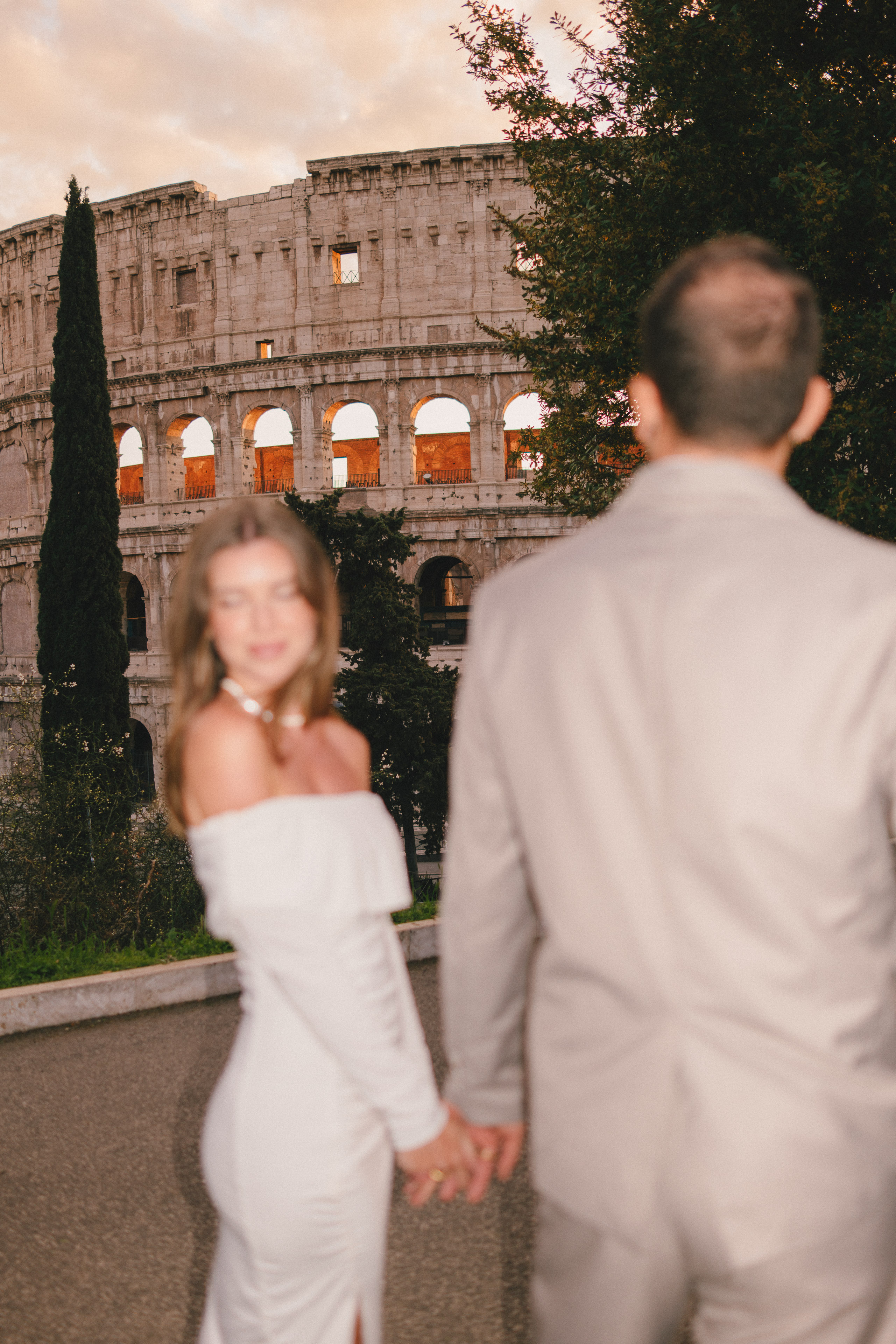 Rome destination wedding photo